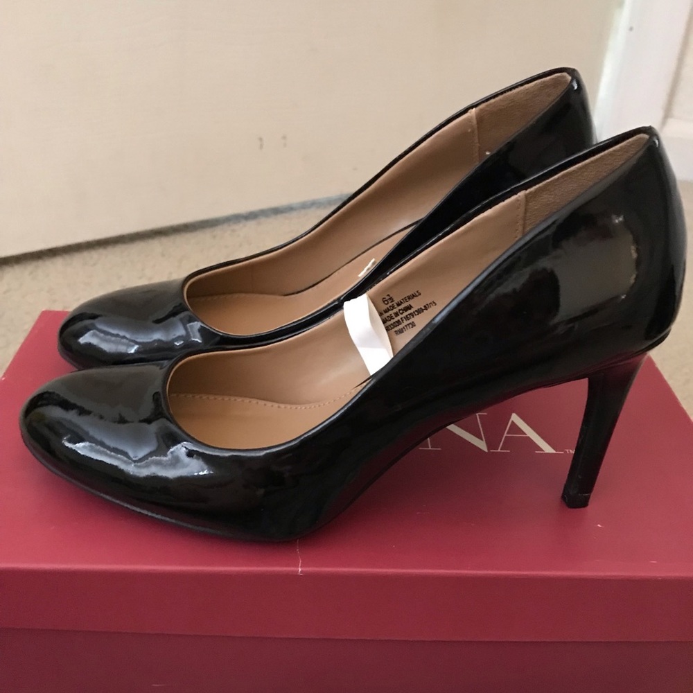 Merona faux patent leather heels!